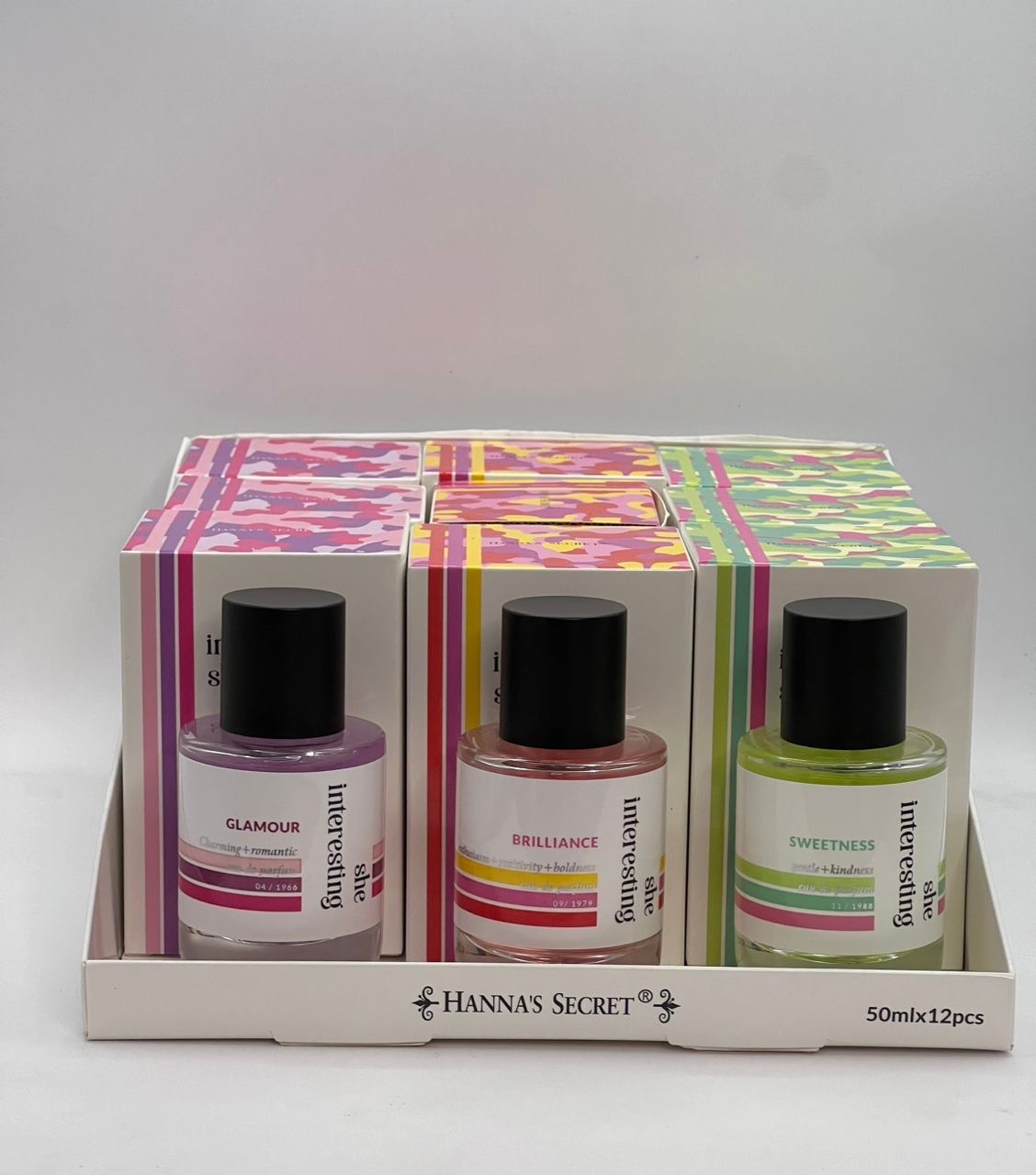 Interesting She (1 pack, 12 pieces) by Hannah’s Secret. - 100ml