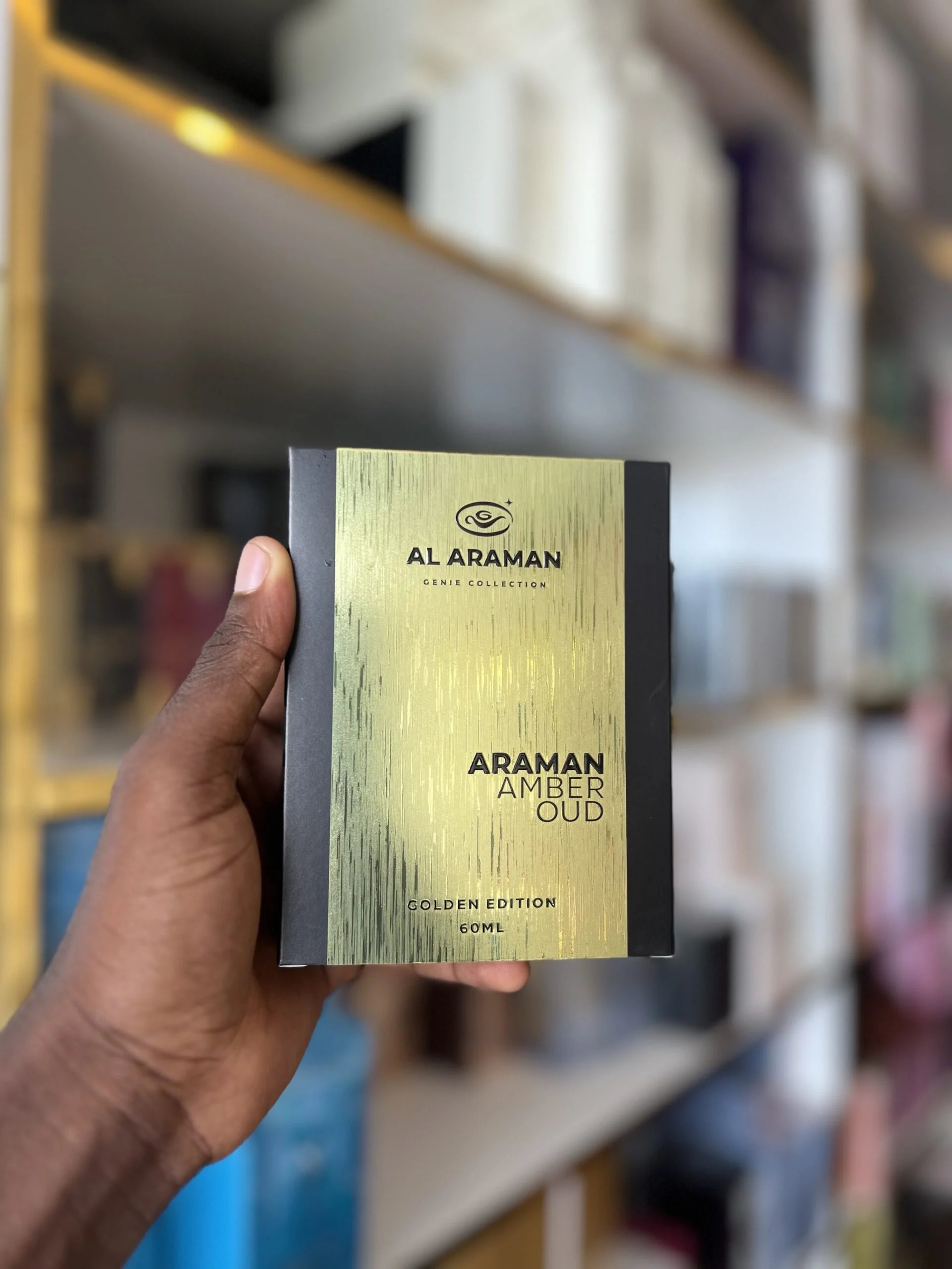 Aramain Amber Oud Golden Edition - 60ml - mini perfume | Scents Of Dreams Ghana