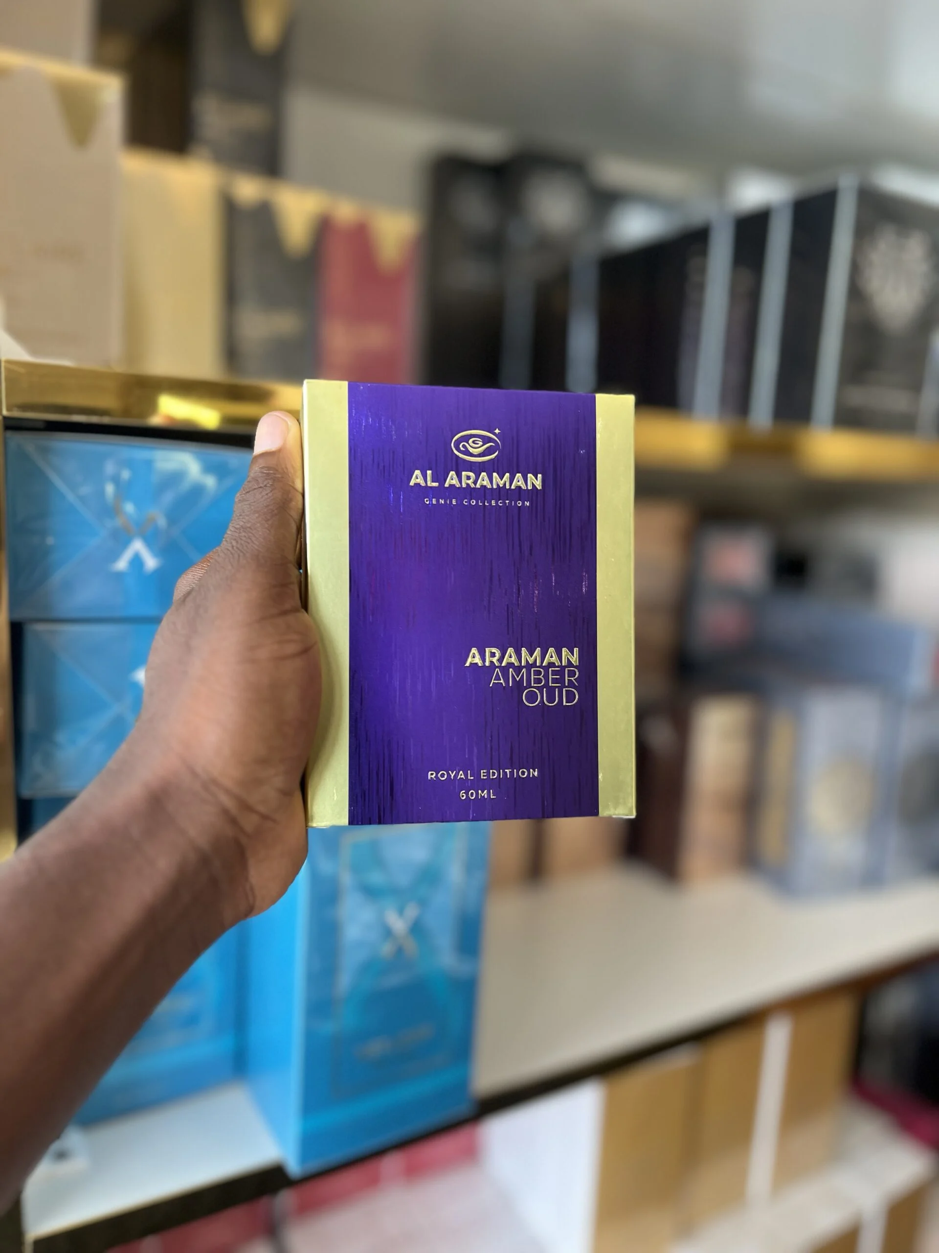 Aramain Amber Oud Royal Edition - 60ml - mini perfume | Scents Of Dreams Ghana