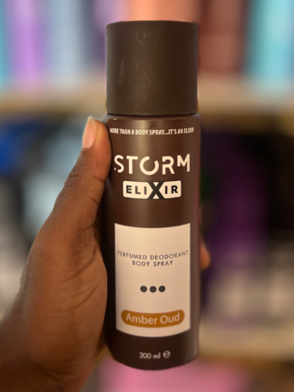Storm Elixir Amber Oud - body spray | Scents Of Dreams Ghana